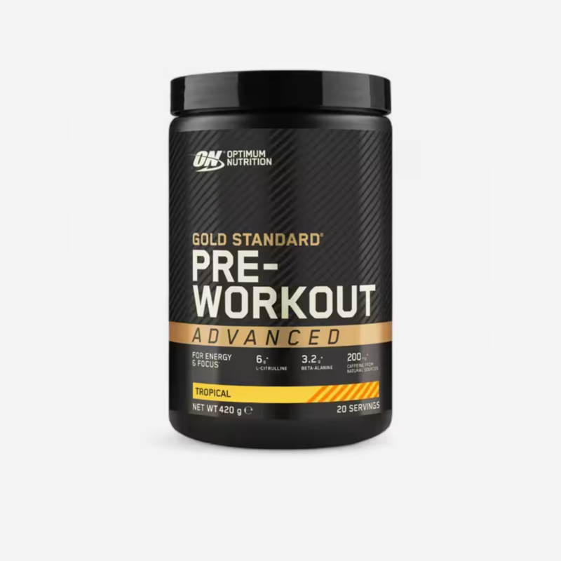 Gold Pre-Workout Advanced, 420g Tropical